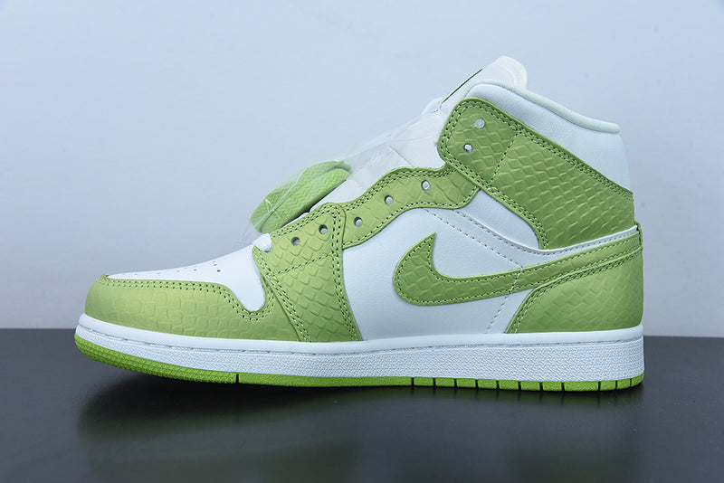 Air Jordan 1 Mid - Green Python