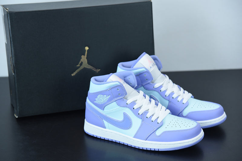 Air Jordan 1 Mid - Purple Aqua