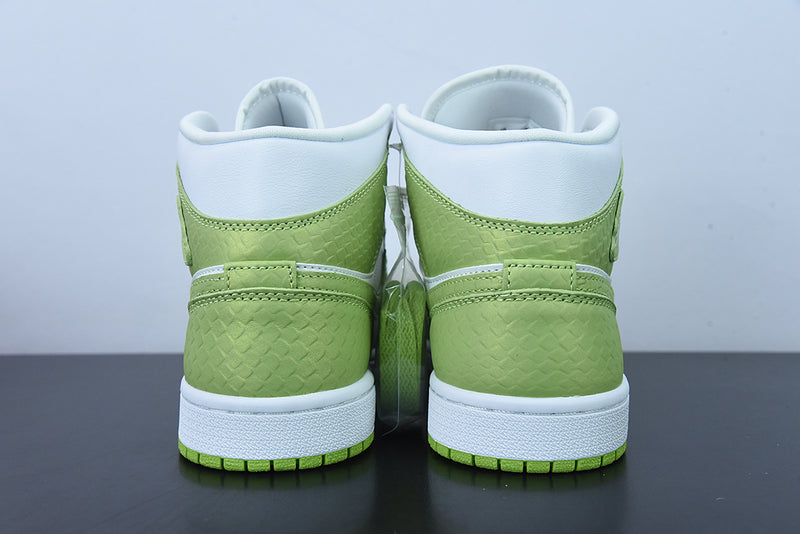 Air Jordan 1 Mid - Green Python