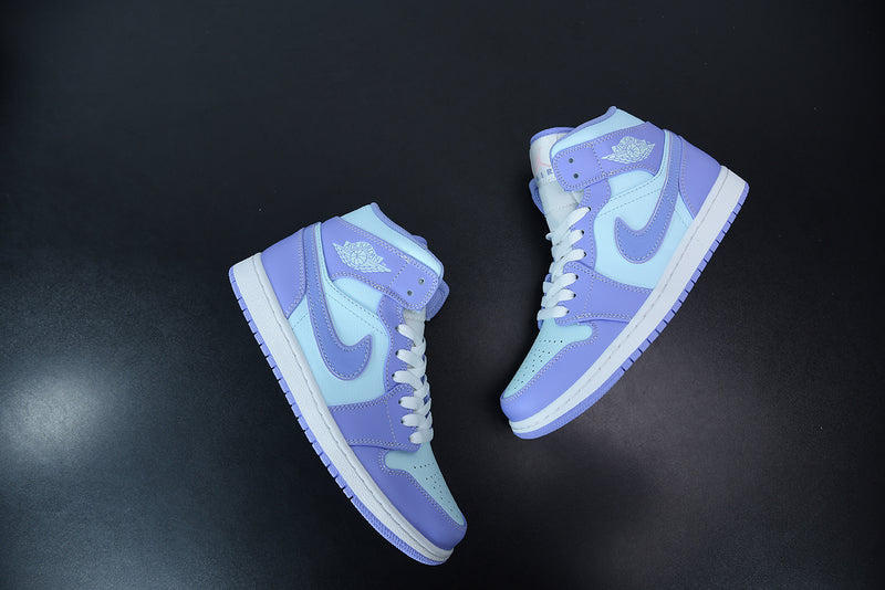 Air Jordan 1 Mid - Purple Aqua