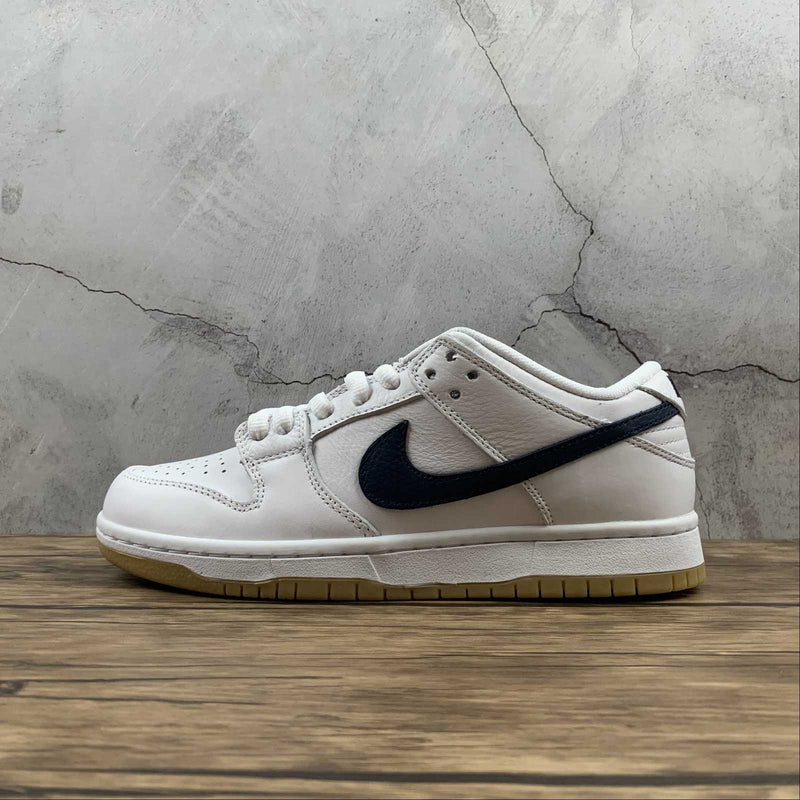 Dunk Low - Orange Label White Navy