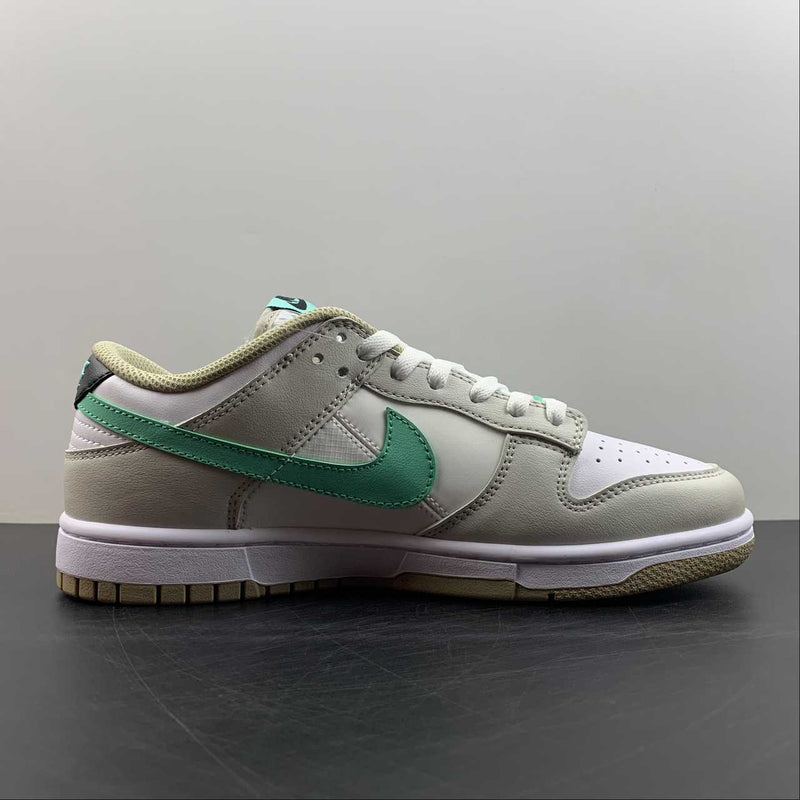 Dunk Low - Split Seam White Tan Mint