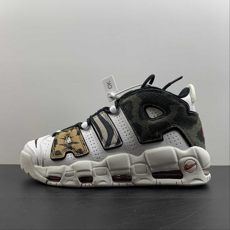 Air More Uptempo - Camo White