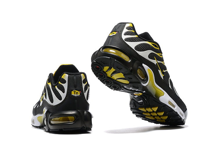 Nike tn air black best sale and yellow