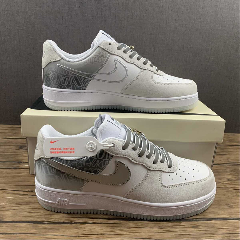 Air Force 1 - White Metallic