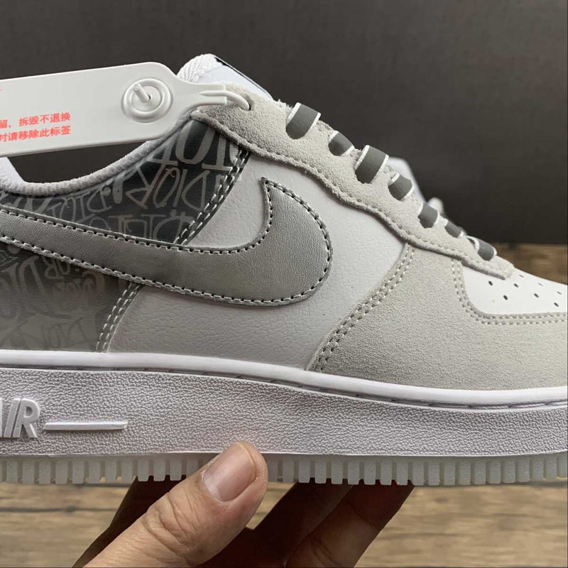 Air Force 1 - White Metallic