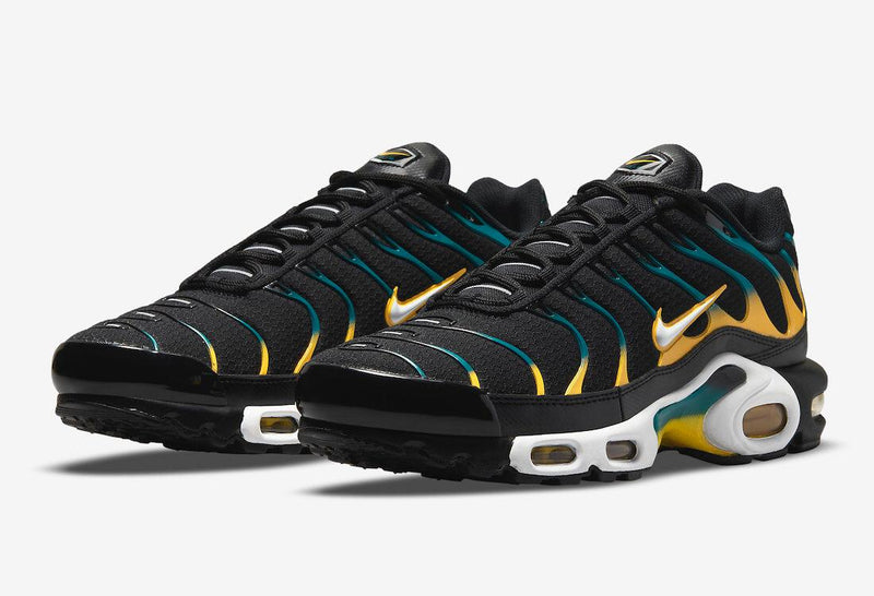 Nike tn air hot sale black and yellow