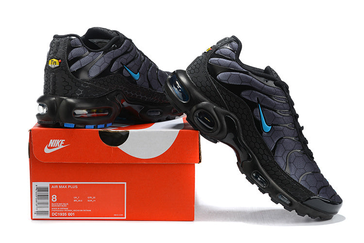 Blue and black nike air best sale max plus